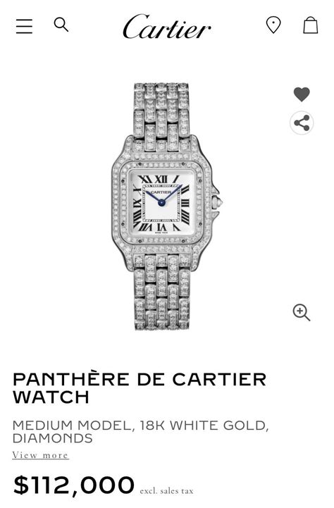 all diamond cartier watch|diamond cartier watch juliette porter.